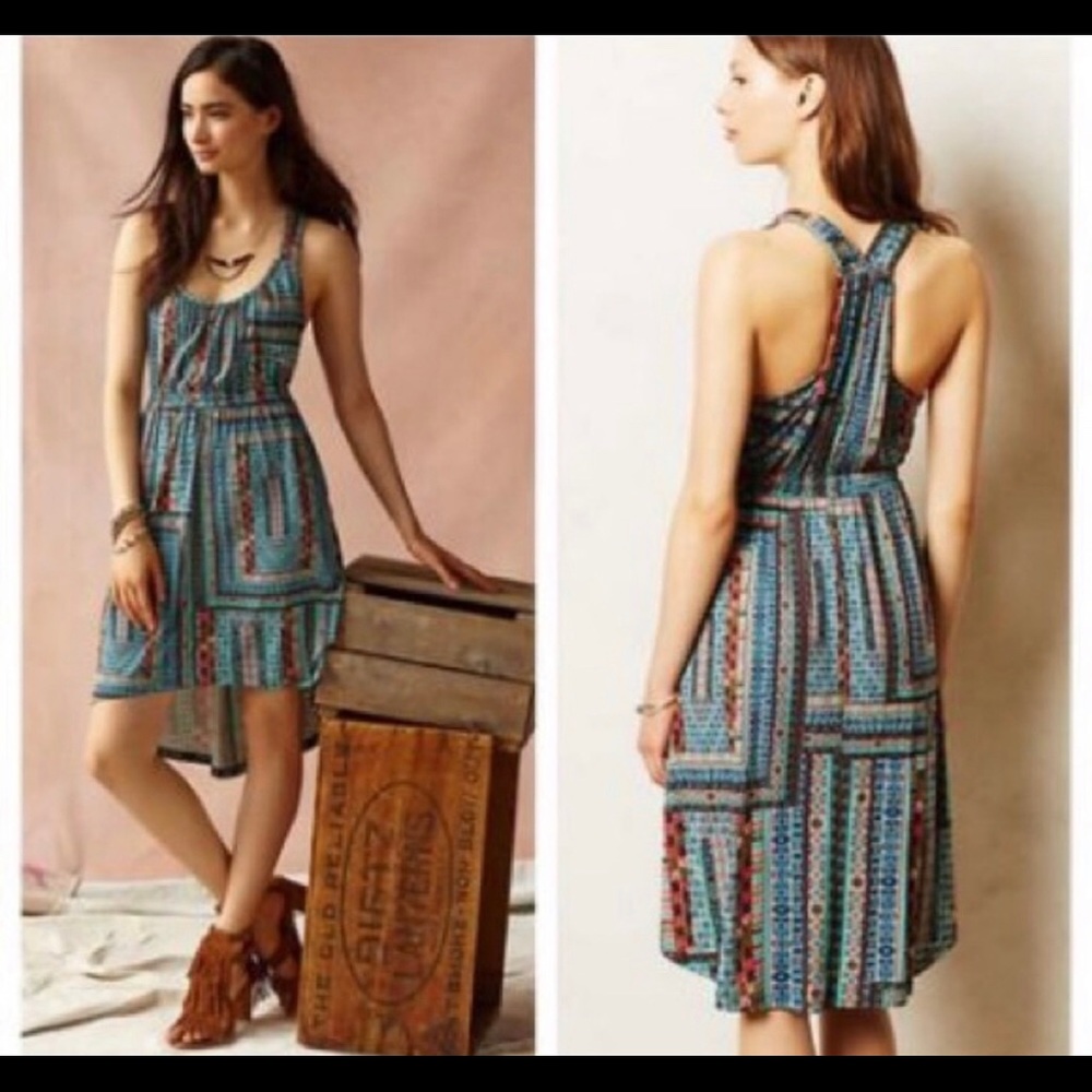 Anthropologie Weston Wear Laguna Racerback Dress
